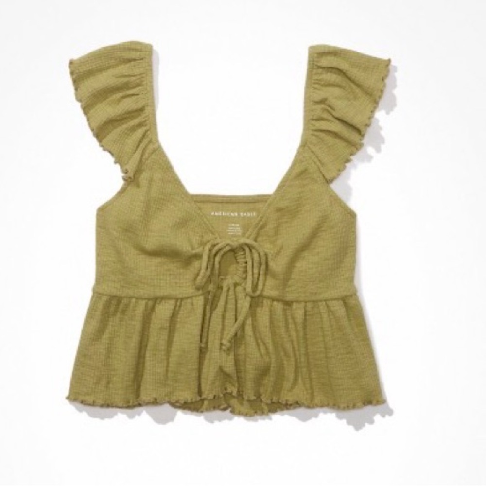 American Eagle AE V-Neck Keyhole Tank Top
